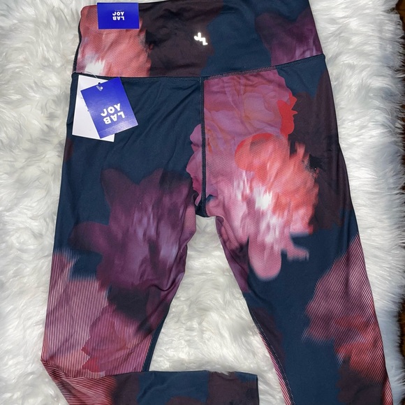 Women's Floral Print High Rise Seamless Mesh7/8 Leggings- Joylab - Picture 2 of 4